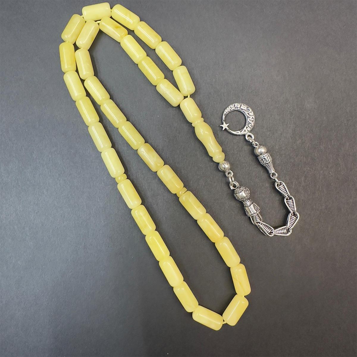 Kaliningrad Damla Kehribar Kaspül Tespih 6*11,5 (mm)