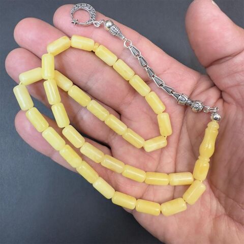 Kaliningrad Damla Kehribar Kaspül Tespih 6*11,5 (mm)