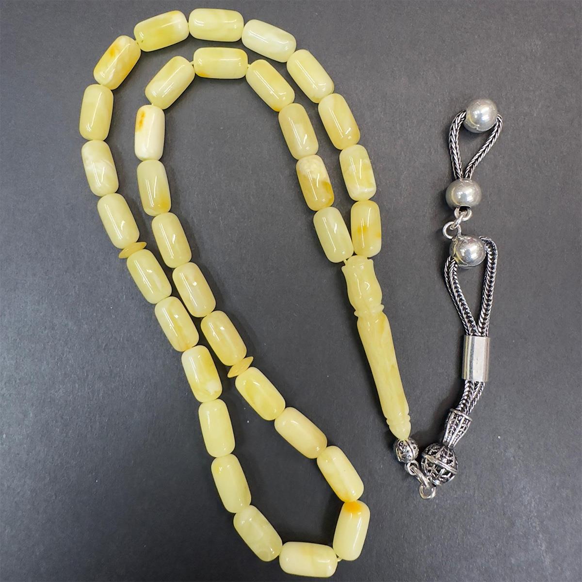 Kaliningrad Damla Kehribar Kapsül Tespih 5*10 (mm)