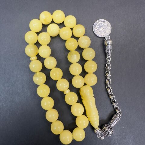 Kaliningrad Damla Kehribar Küre Model Tespih 8,5 (mm)