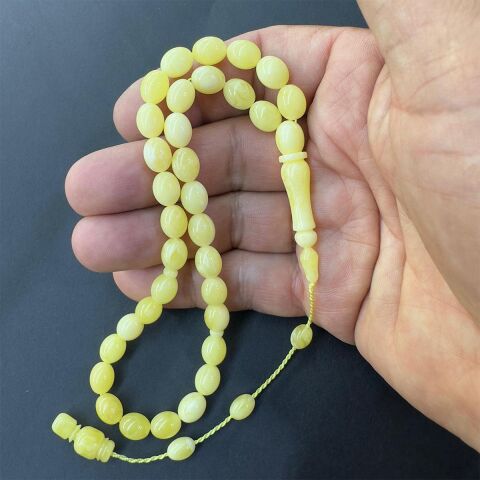 Sistemli Kaliningrad Damla Kehribar Beyzi Tespih 7:9 (mm)