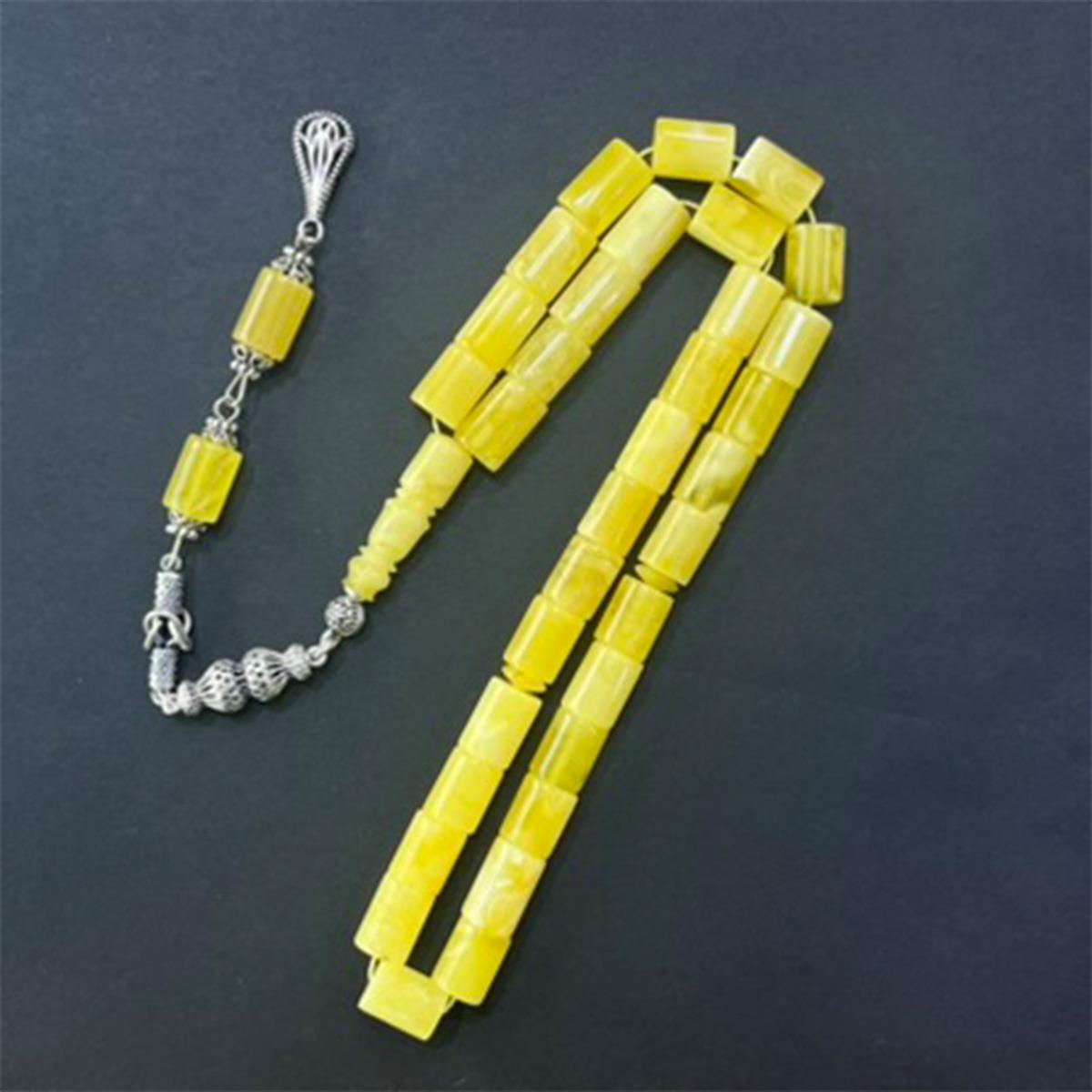 Kaliningrad Damla Kehribar Tespih Kesme Model 8*11 (mm)