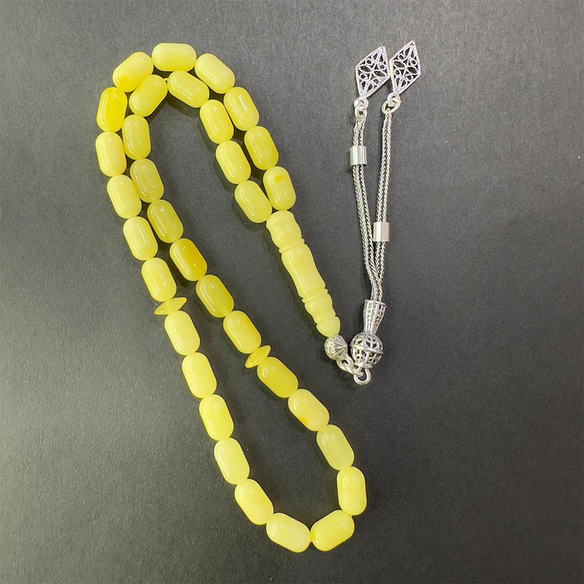 Kaliningrad Damla Kehribar Kapsül Tespih 5*8.5 (mm)