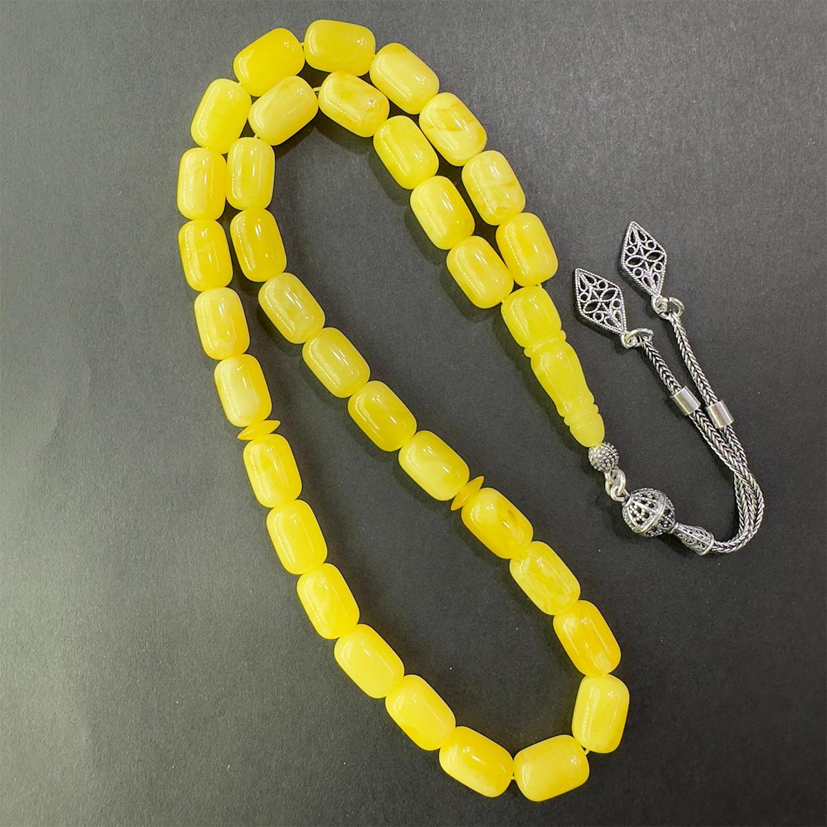 Kaliningrad Damla Kehribar Kapsül Model Tespih 8*12 (mm)