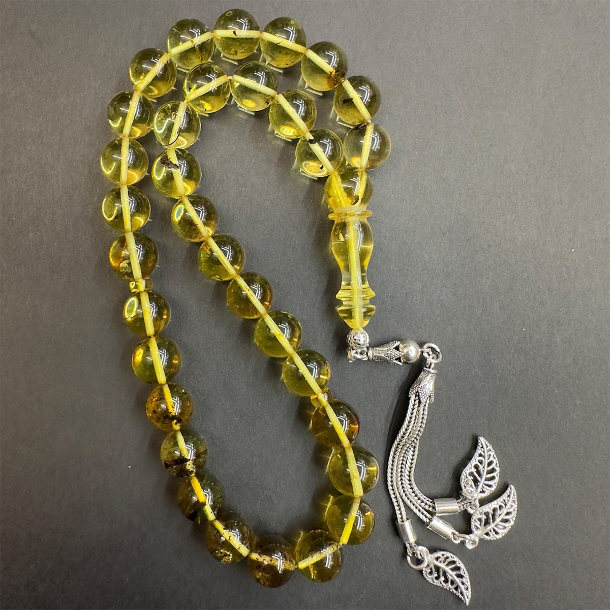 Şeffaf Kaliningrad Damla Kehribar Tespih 9,5 (mm)