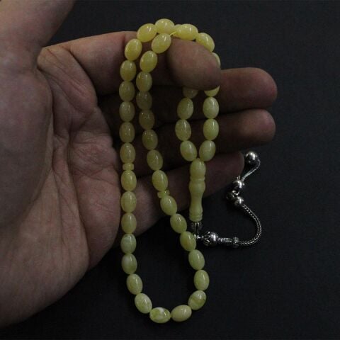 45 lik Kaliningrad Damla Kehribar Beyzi Tespih 6*8 (mm)