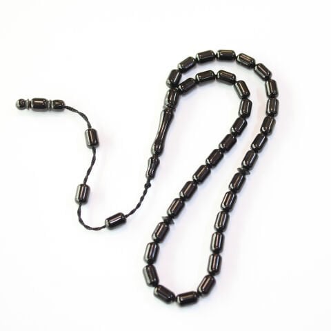 Sistemli Oltu Taşı Tespih Kapsül Kesim 5*8 (mm)