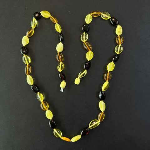 Karışık Kaliningrad Damla Kehribar Yetişkin Kolye 13,5 (gr)