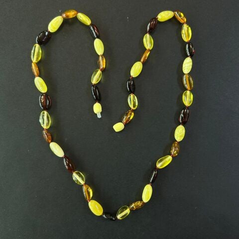 Karışık Kaliningrad Damla Kehribar Yetişkin Kolye 13,5 (gr)