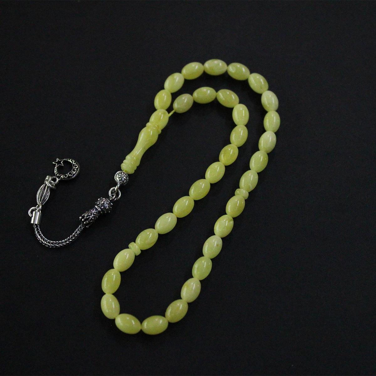 Kaliningrad Damla Beyzi Kehribar Tespih 5,5*8 (mm)