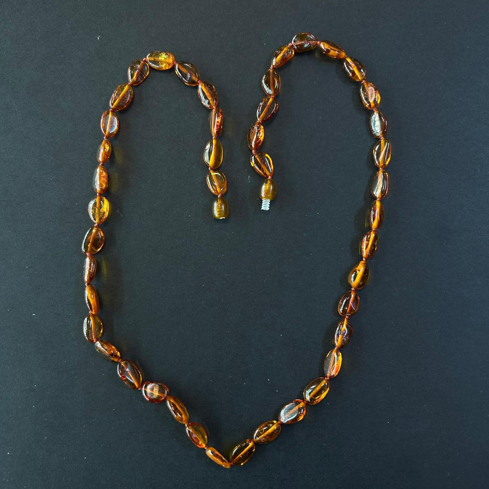 Kaliningrad Konyak Damla Kehribar Yetişkin Kolye 9,5 (gr)