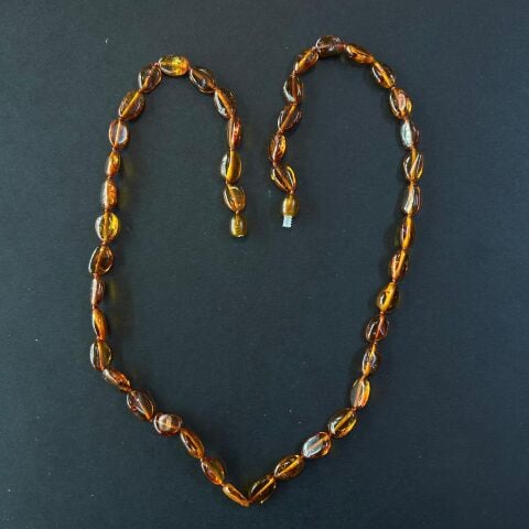 Kaliningrad Konyak Damla Kehribar Yetişkin Kolye 9,5 (gr)