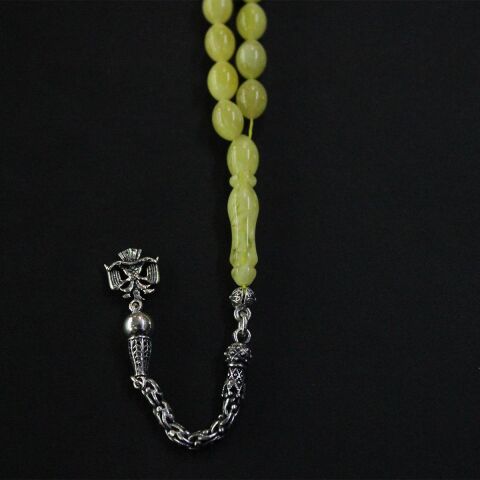 Kaliningrad Damla Beyzi Kehribar Tespih 6.5*9.5 (mm)