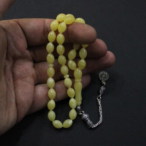 Kaliningrad Damla Beyzi Kehribar Tespih 6.5:9.5 (mm)