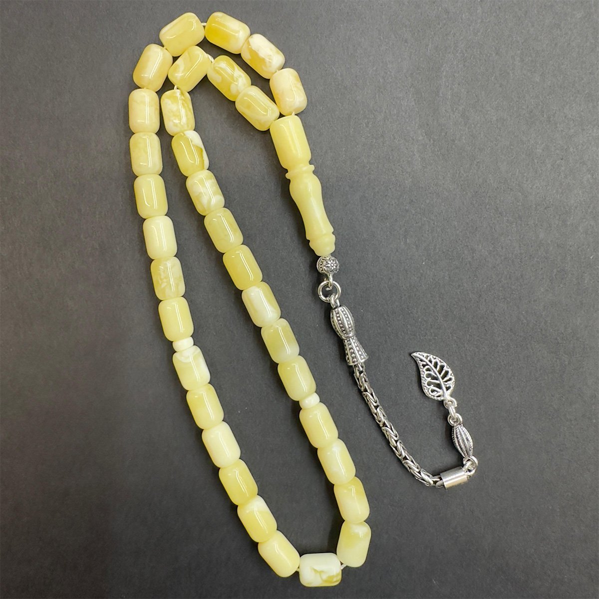 Akça Kaliningrad Damla Kehribar Kapsül Tespih 6*9 (mm)