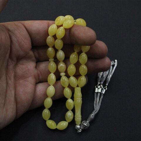 Kaliningrad Damla Kehribar Beyzi Tespih 7,5*11 (mm)