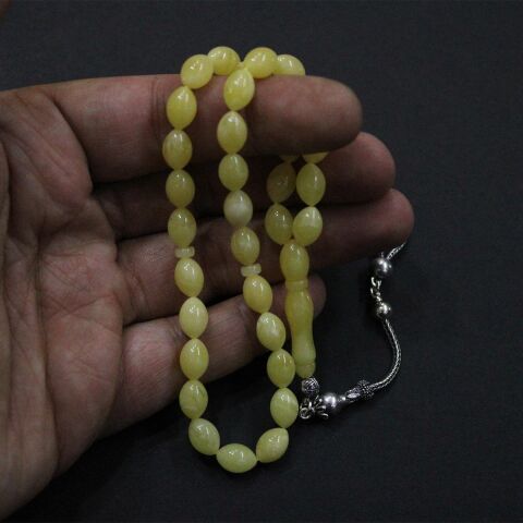 Kaliningrad Damla Kehribar Beyzi Tespih 6.5*9.5 (mm)