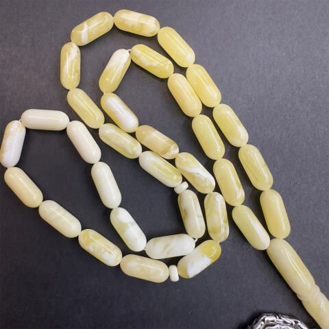 Akça Kaliningrad Damla Kehribar Kapsül Tespih 5,5*13 (mm)