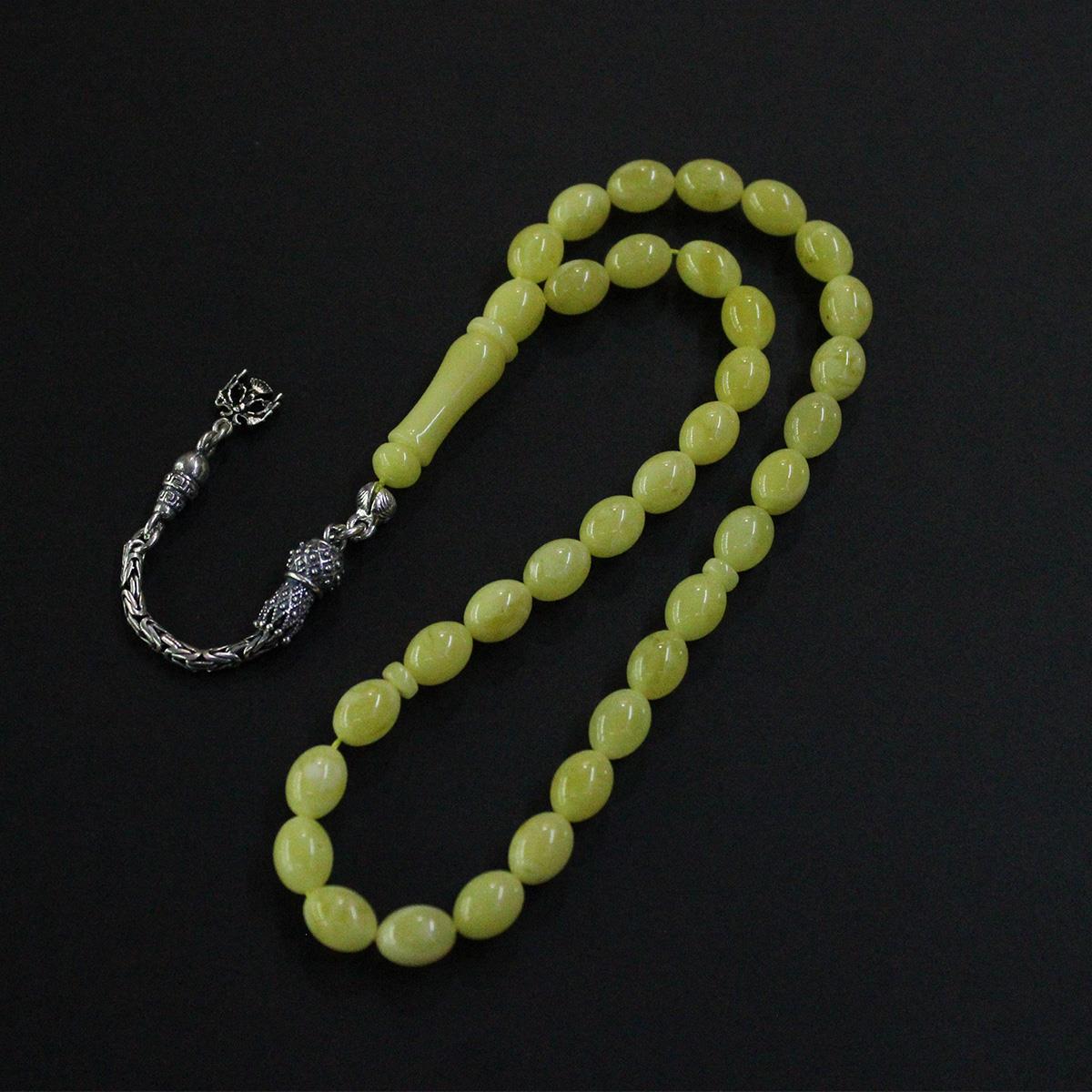 Kaliningrad Damla Kehribar Beyzi Tespih 6,5*8,5 (mm)