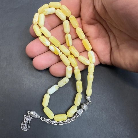 Akça Kaliningrad Damla Kehribar Tespih 6*13,5 (mm)