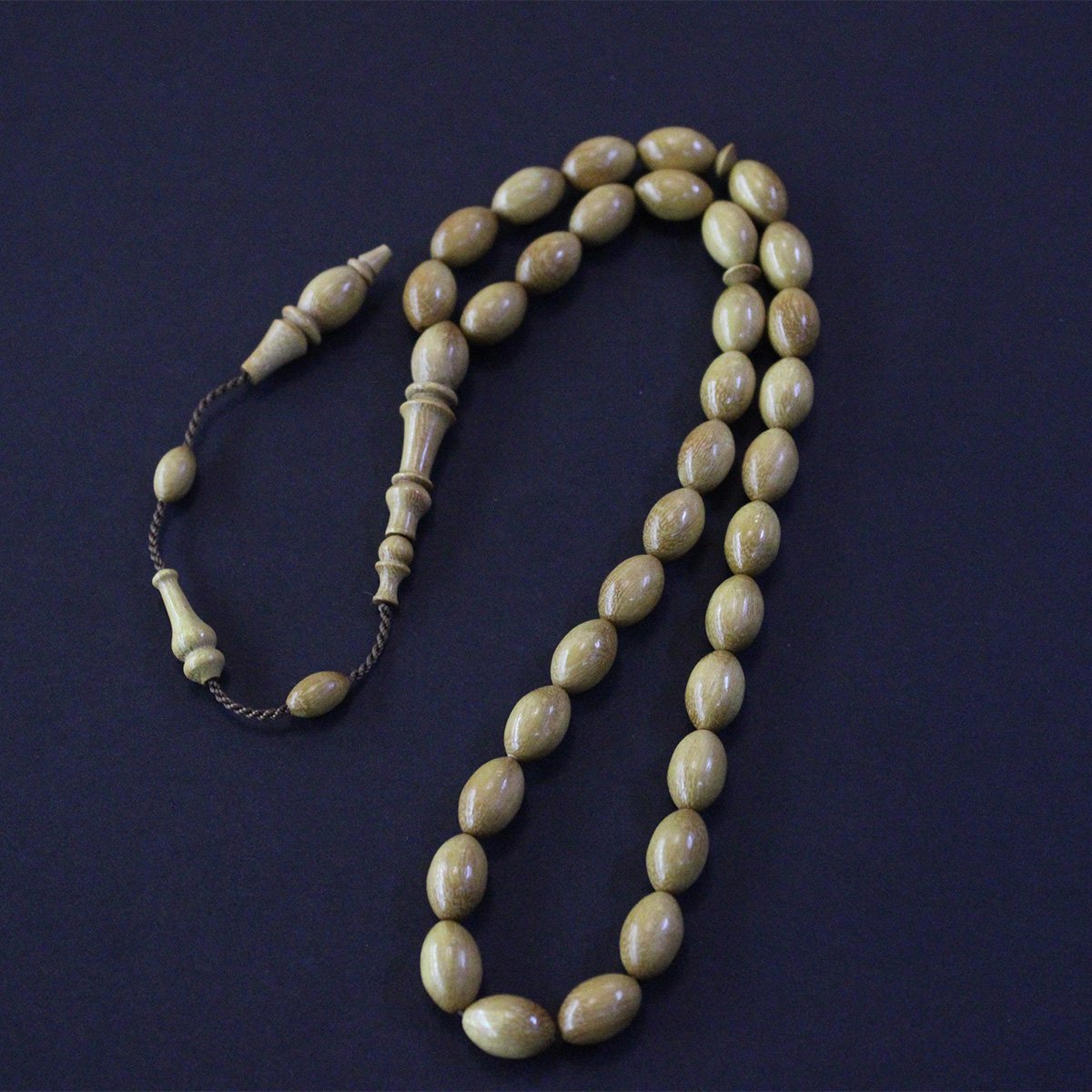 Yerli Atölye İşçiliği Limon Ağacı Tespih 7,5*11,5 (mm)