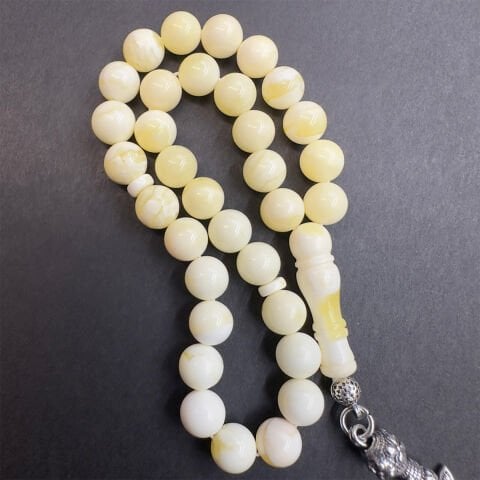 Akça Kaliningrad Damla Kehribar Tespih 7 (mm)