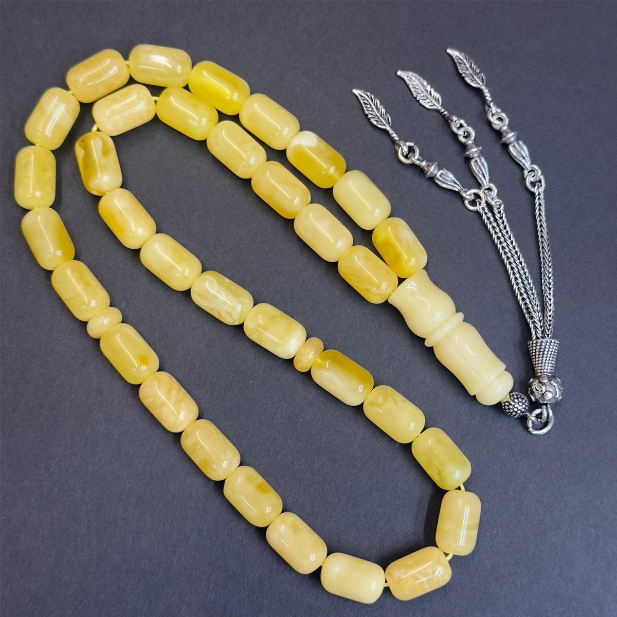 Kaliningrad Damla Kehribar Tespih 7,3*11,5 (mm)