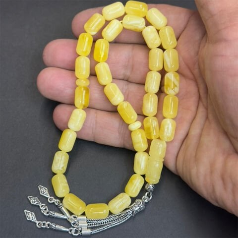 Kaliningrad Damla Kehribar Tespih 7,5*12 (mm)