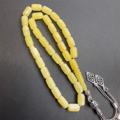 Kaliningrad Damla Kehribar Kapsül Tespih 5*8,5 (mm)