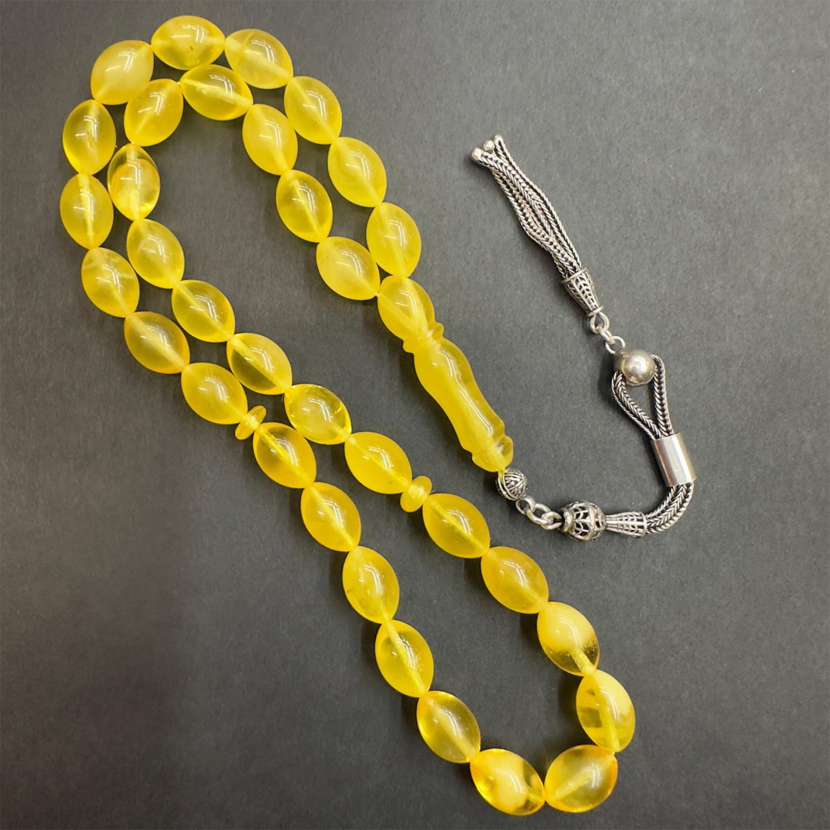 Kaliningrad Damla Kehribar Beyzi Tespih 8*12 (mm)