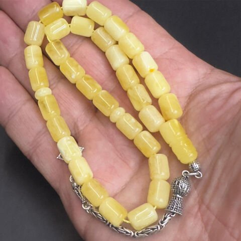 Kaliningrad Damla Kehribar Tespih 7*9,5 (mm)