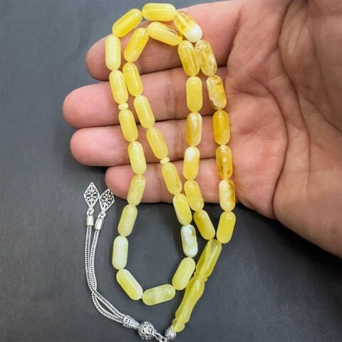 Akça Kaliningrad Damla Kehribar Kapsül Tespih 6*13,5 (mm)