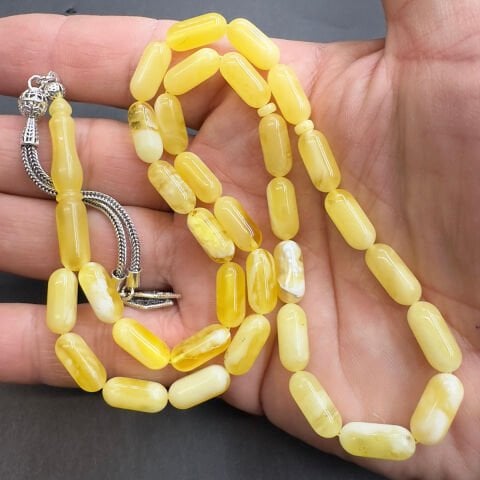 Akça Kaliningrad Damla Kehribar Kapsül Tespih 6*13,5 (mm)