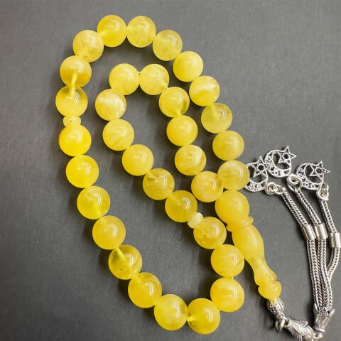 Kaliningrad Damla Kehribar Küre Tespih 8,5 (mm)