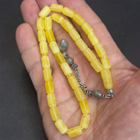 Kaliningrad Damla Kehribar Tespih 6,5*10,5 (mm)