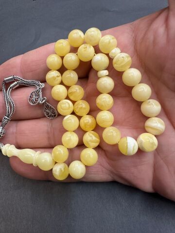 Kaliningrad Damla Kehribar Küre Tespih 8 (mm)