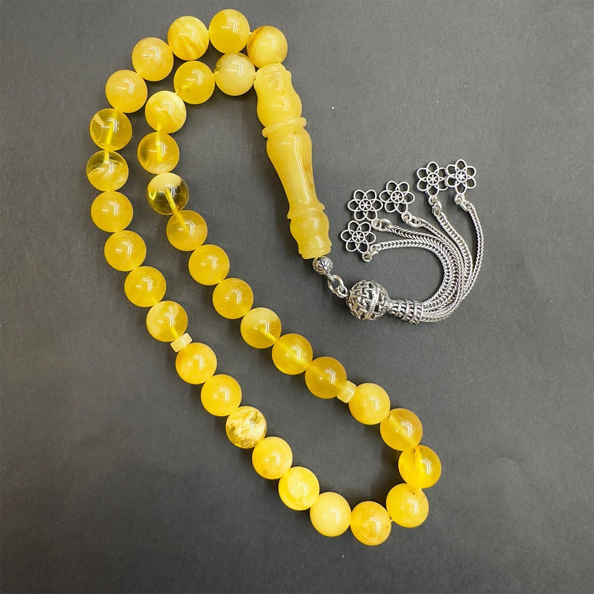 Kaliningrad Damla Kehribar Küre Tespih 10 (mm)