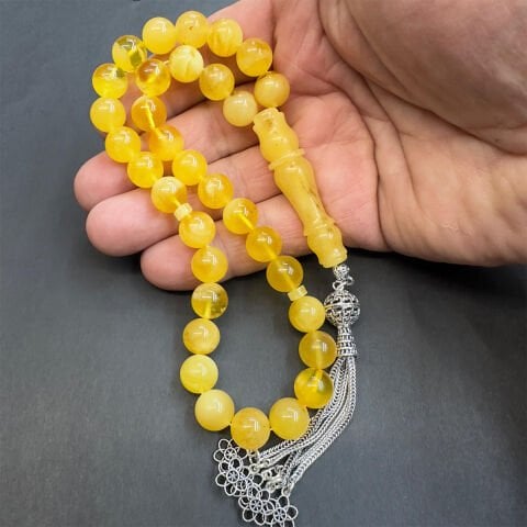 Kaliningrad Damla Kehribar Küre Tespih 10 (mm)