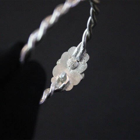 Gümüş El Yapımı Erzurum Burma Bilezik