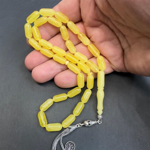 Kaliningrad Damla Kehribar Kapsül Tespih 6*13,5 (mm)