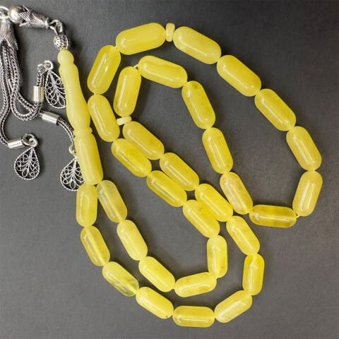 Kaliningrad Damla Kehribar Kapsül Tespih 6*13,5 (mm)