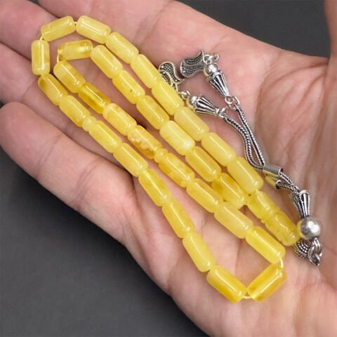 Kaliningrad Damla Kehribar Tespih 6*11,5 (mm)