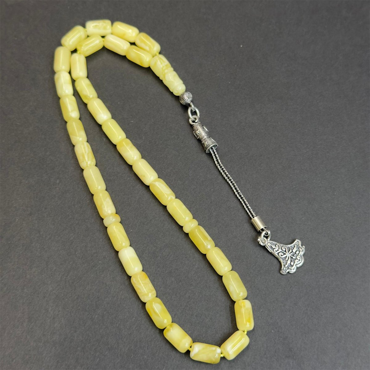 Kaliningrad Damla Kehribar Tespih 5*9 (mm)