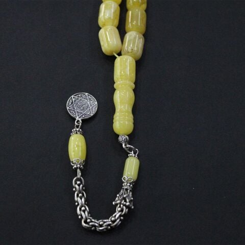 Maskot Kaliningrad Damla Kehribar Tespih 10*13,5 (mm)