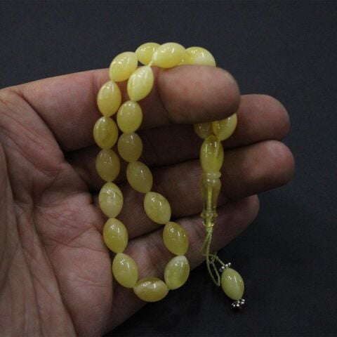 23 lü Maskot Kaliningrad Damla Kehribar Tespih 7*11 (mm)