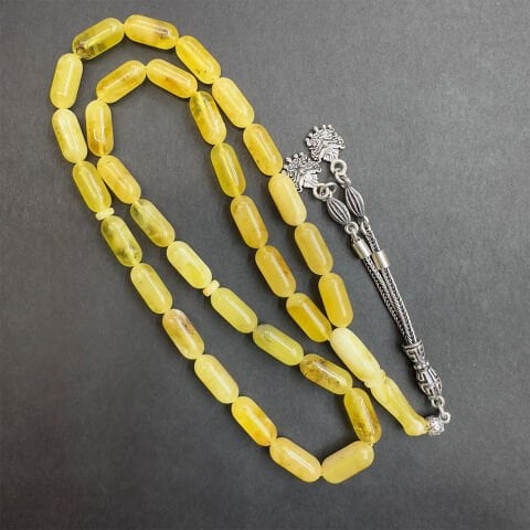 Kaliningrad Damla Kehribar Kapsül Tespih 6*13,5 (mm)-2