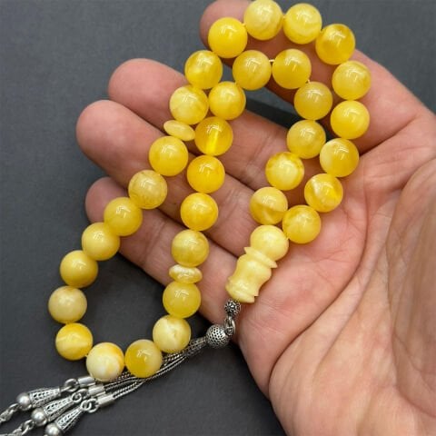 Kaliningrad Damla Kehribar Küre Tespih 10,5 (mm)