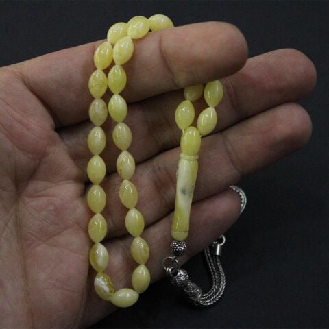 Kaliningrad Damla Kehribar Beyzi Tespih 5,5*9 (mm)