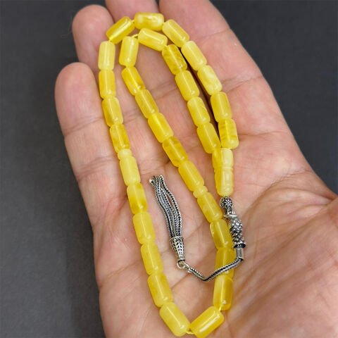 Kaliningrad Damla Kehribar Tespih 6*10,5 (mm)