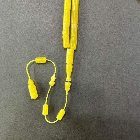 Yerli Atölye İşçiliği Kaliningrad Damla Kehribar Tespih 6,5*12 (mm)